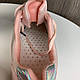 Якісні жіночі кросівки спортивні рожеві кеди пудрові відбивні вставки 38 розмір 23 см, фото 6