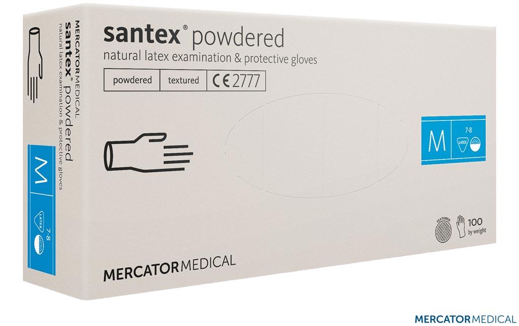 Рукавички латексні Сантекс MERCATOR MEDICALRMM-SANTEXFT KR