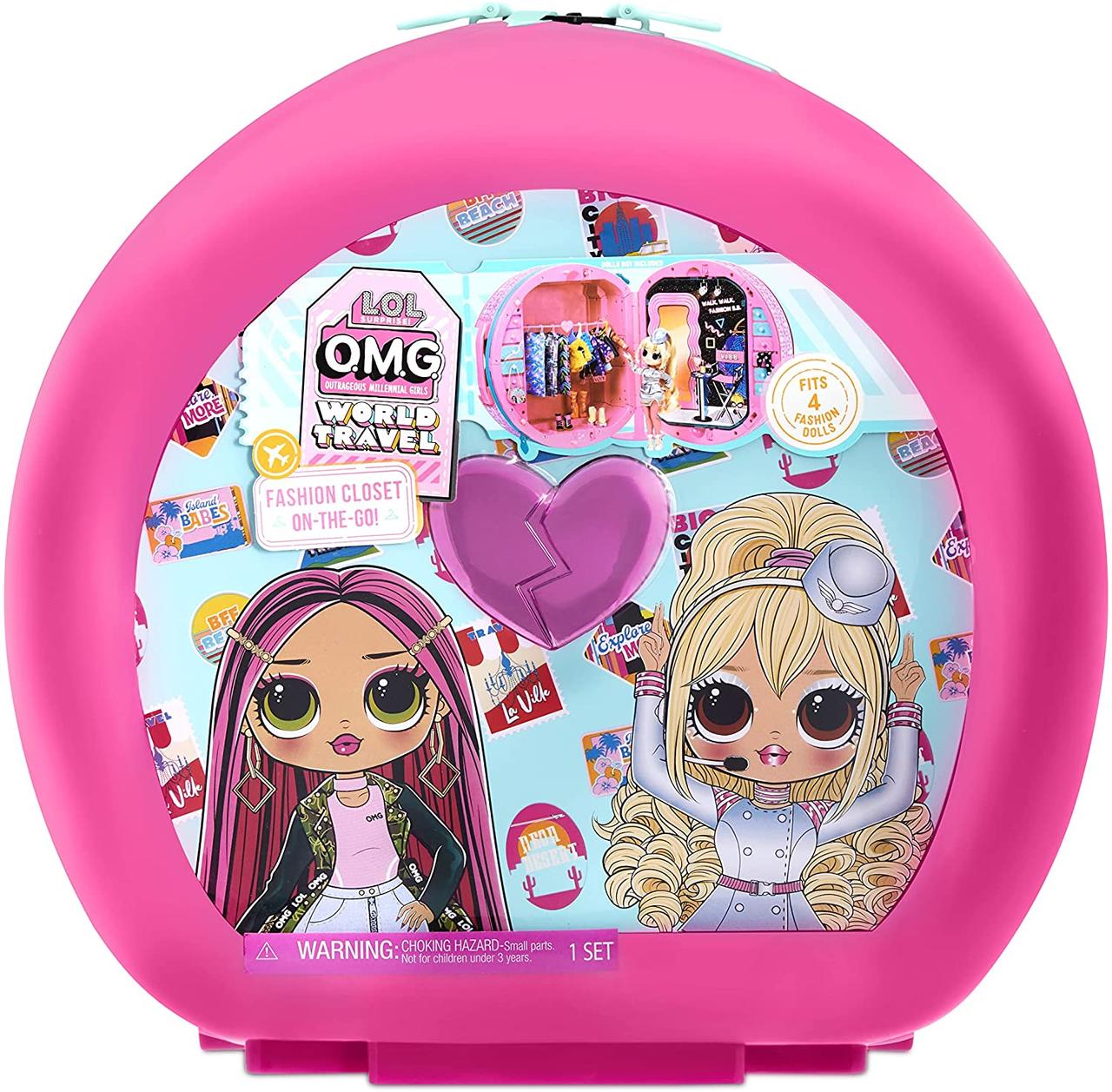 L.O.L. Surprise! Валіза шафа для ляльок подорожуємо разом LOL Surprise Travel Closet On-The-Go 576044