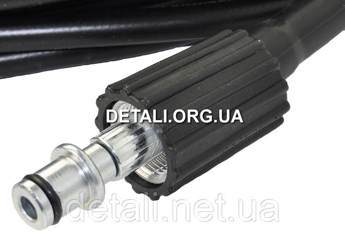 Шланг высокого давления автомойки 8м черный (d штуцера 14мм / d шланга ...