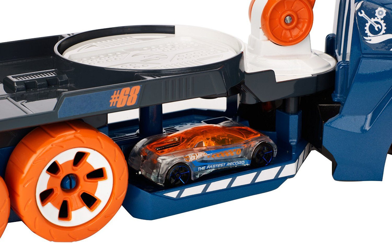 Хот Вилс - автоэвакуатор со звуком и светом Hot Wheels Lights and Sounds Vehicle, Spinnin' Sound Crane - фото 3 - id-p258423151