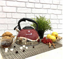 Чайник неіржавкий зі свистком 3 л Top-Kitchen-784