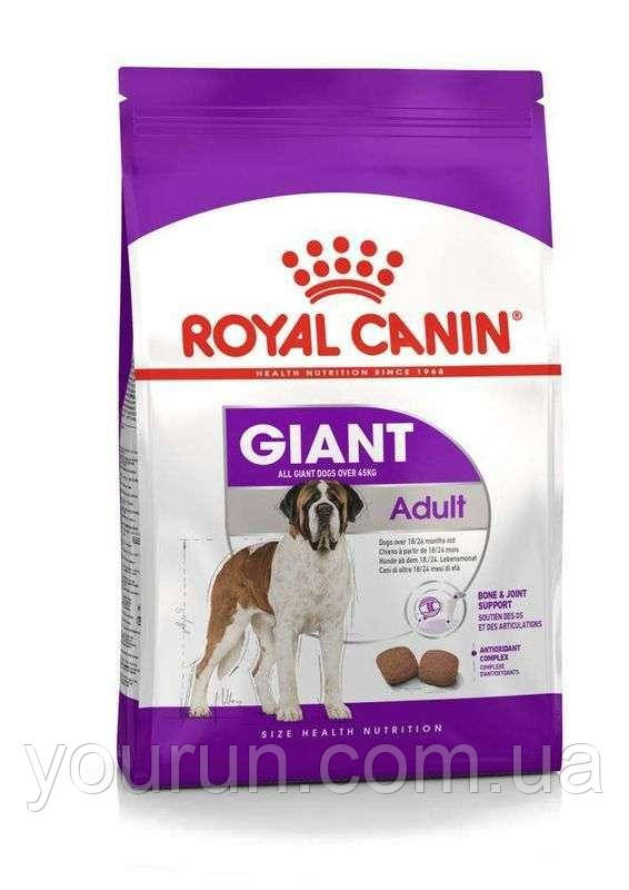 Royal Canin (Роял Канін) Giant Adult Сухий корм для дорослих собак гігантських порід 15 кг