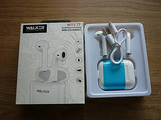 Наушники Bluetooth WALKER WTS-17 white