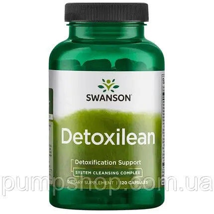 Детокс очищувальний комплекс для організму Swanson Detoxilean 120 капс., фото 1