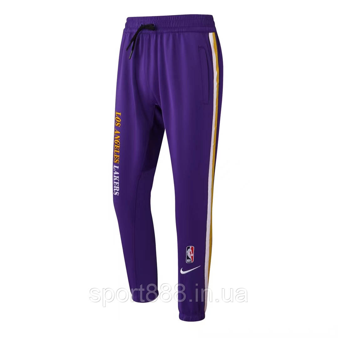 Спортивні штани Лейкерс Лос 0 пестєво 2022 НБА фіолетові баскетбольні штани Los Angeles Lakers NBA