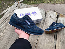 Чоловічі кросівки Reebok Classic Darkblue сині, фото 4