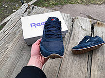 Чоловічі кросівки Reebok Classic Darkblue сині, фото 5