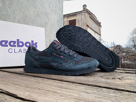 Чоловічі кросівки Reebok Classic Graphite сірі, фото 1