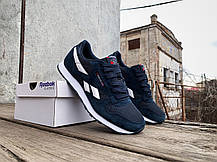 Чоловічі кросівки Reebok Classic Blue White сині, фото 5