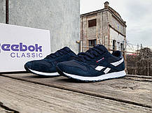 Чоловічі кросівки Reebok Classic Blue White сині, фото 6