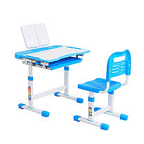 Дитяча парта з настільною лампою та стільцем Cubby Vanda Blue блакитний для школяра / дошкільника, фото 3