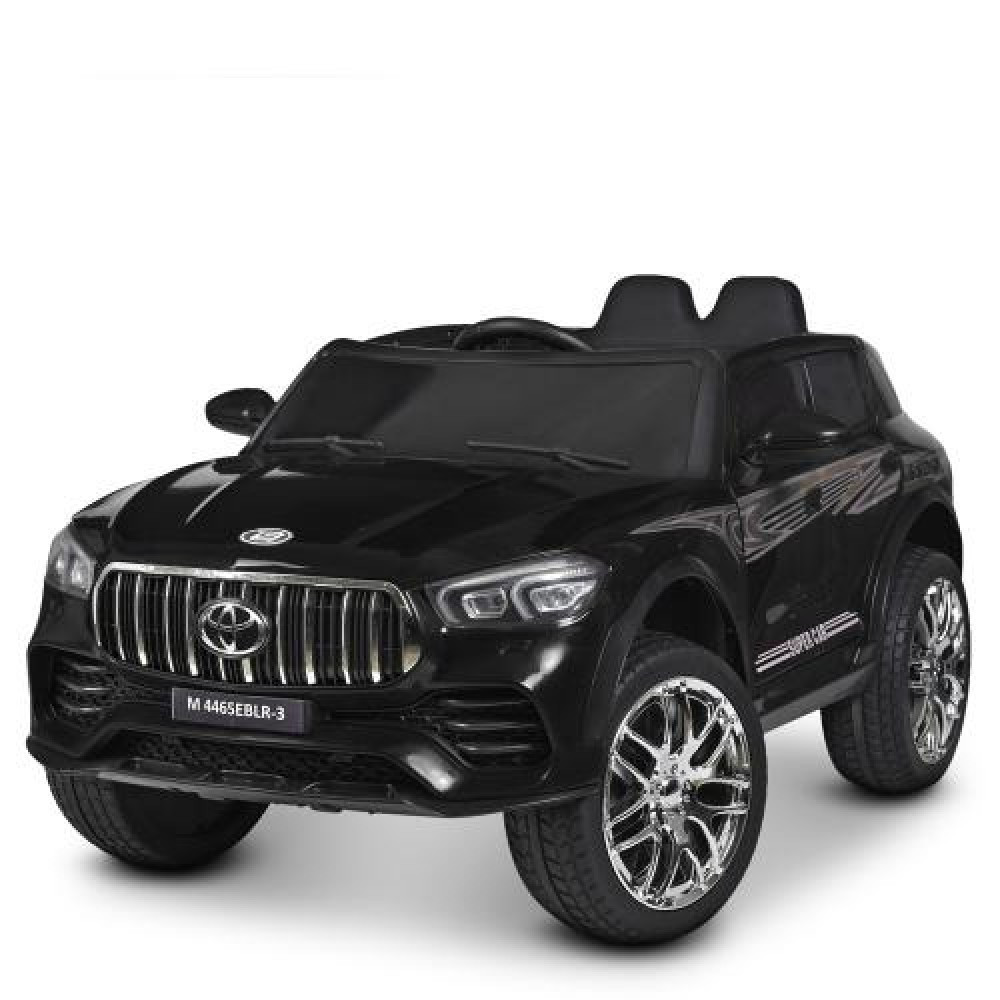 Дитячий електромобіль джип Bambi Toyota Prado чорний, фото 1