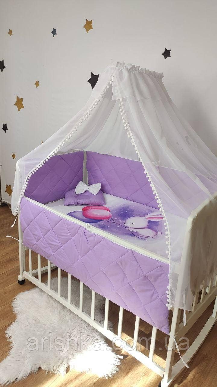 Комплект постільної білизни в дитяче ліжечко