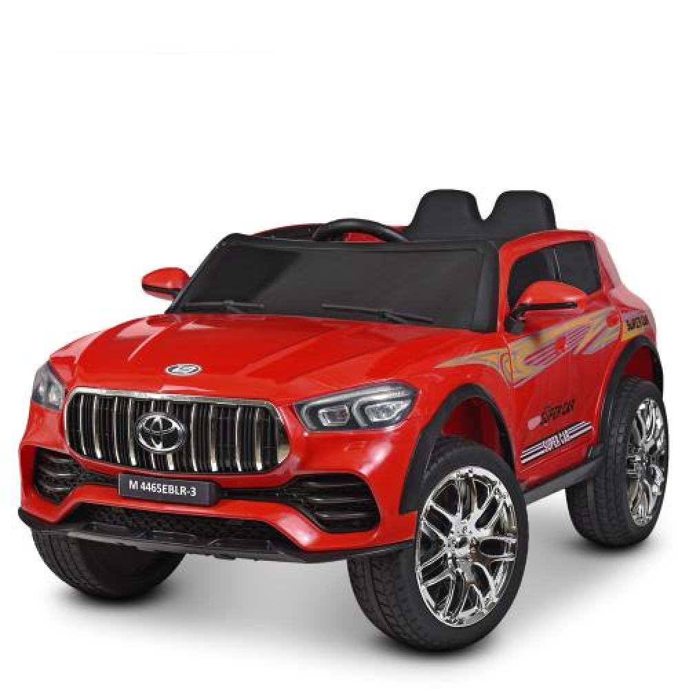 Дитячий електромобіль джип Bambi Toyota Prado червоний, фото 1