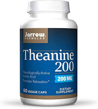 Л-теанин Jarrow Formulas L-Theanine 200 mg 60 капсул