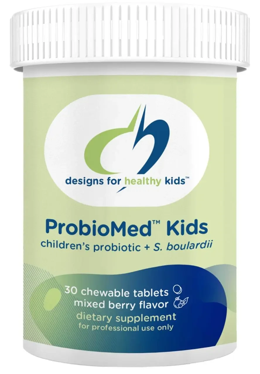 Designs for Health ProbioMed Kids / ПробиоМед пробиотик для детей 30 жевательных таблеток