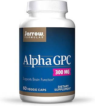 Jarrow Formulas Alpha GPC 300 mg 60 капсул.