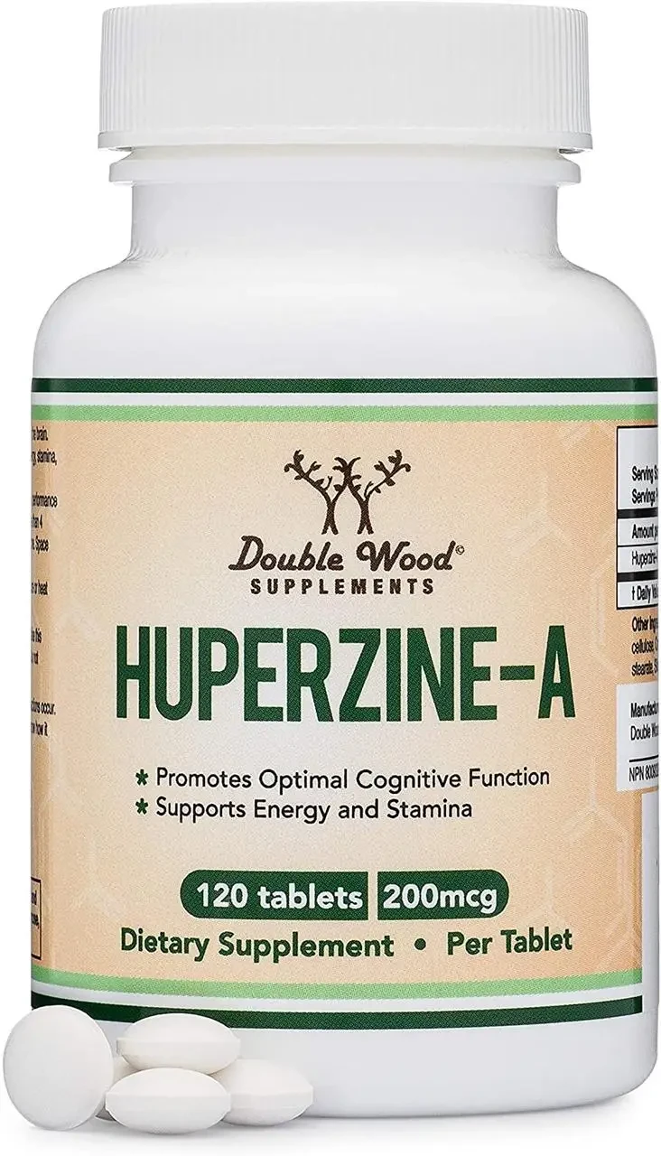 Double Wood Huperzine A/ Гіперзин А 200 мкг 120 табл