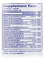 Чистый Геномик Мультивитамин, PureGenomics Multivitamin, Pure Encapsulations, 60 Капсул, фото 6