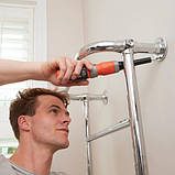 Викрутка акумуляторна BLACK&DECKER 3,6 В; 6-ГРАН 1/4", 180 об./хв BCF603C-QW (Чорно-жовтогарячий), фото 5