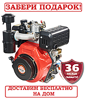 Двигун дизельний 12 к.с. шпонка 25,4 мм електростартер Vitals DM 12.0sne (Латвія)