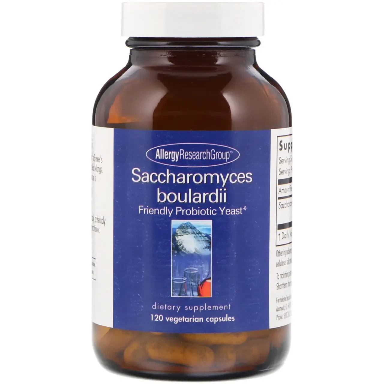 Allergy Research Group, Saccharomyces Boulardii, 120 Vegetarian Capsules BX058, фото 1