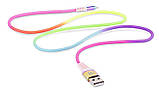 Кабель REAL-EL USB - Lightning (M/M), 1 м, Rainbow (EL123500051), фото 3