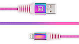 Кабель REAL-EL USB - Lightning (M/M), 1 м, Rainbow (EL123500051), фото 6