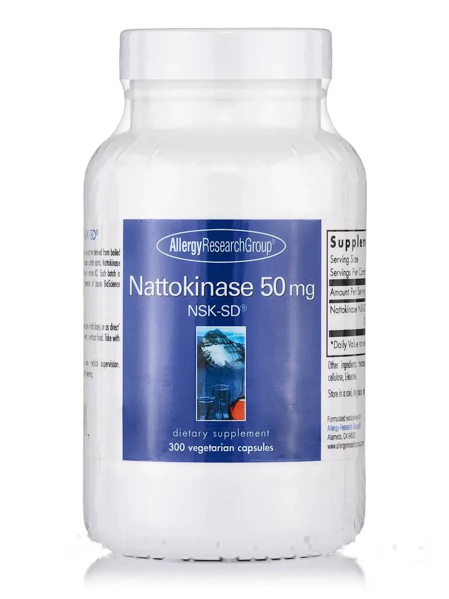 Nattokinase NSK-SD 50 mg, 300 Vegetarian Capsules BX087, фото 1