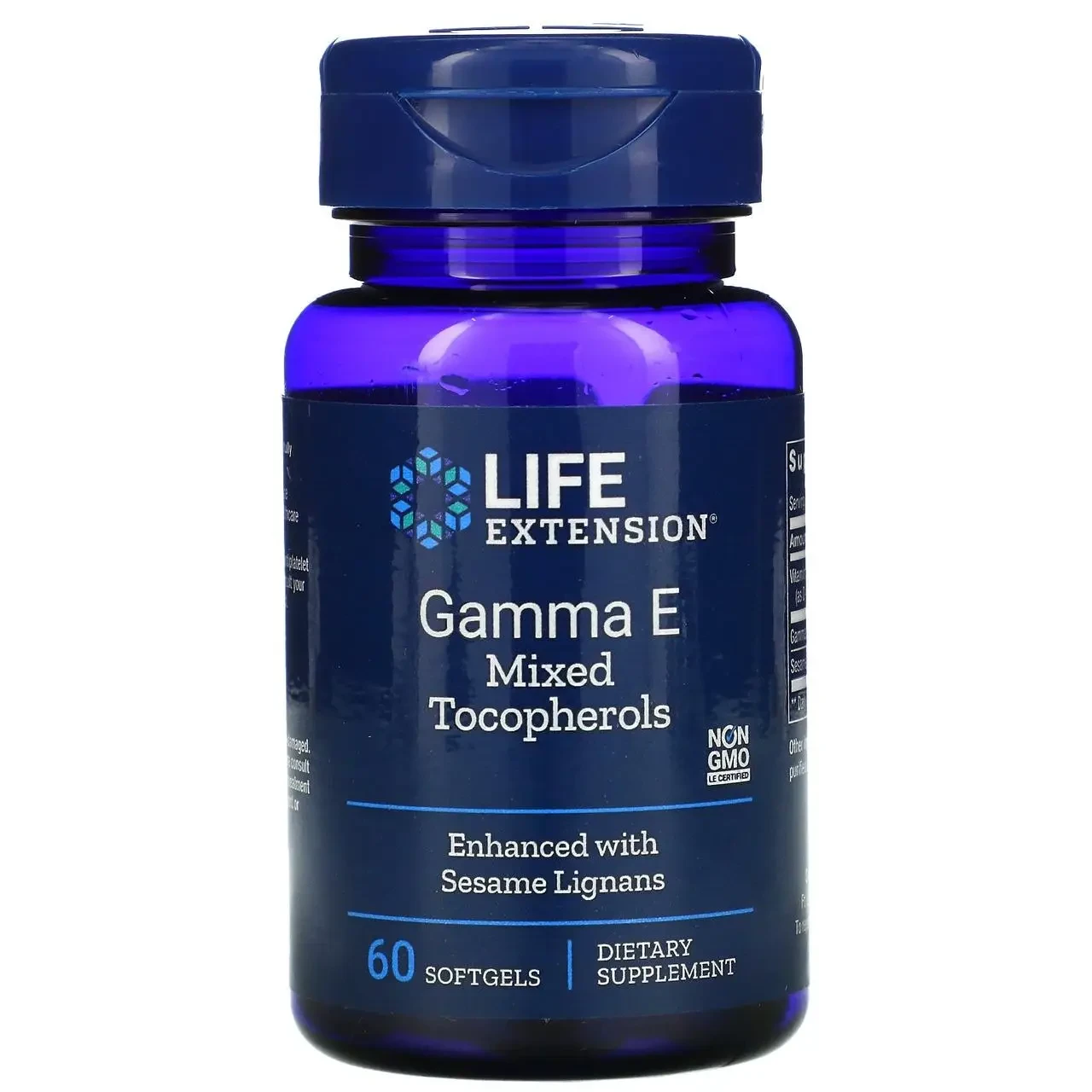Life Extension, Гамма E Смешанные Токоферолы, 60 Мягких Желатиновых ...