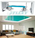 Профіль алюмінієвий для натяжних стель ПФ7206 "Стіновий ЕвроФлекси" не фарбований, фото 5