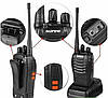 Рації BAOFENG BF-888s 4 шт., комплект із 4 радіостанцій, гарнітура в комплекті, фото 2