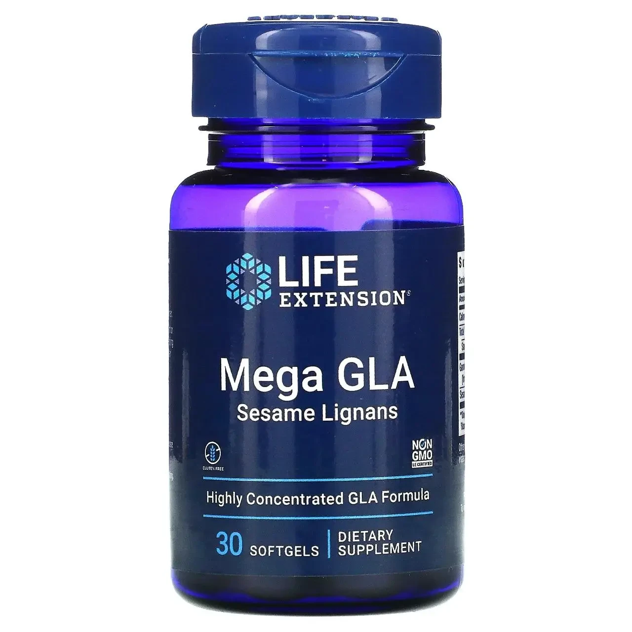 Life Extension, Mega GLA with Sesame Lignans, 30 Softgels BX249, фото 1