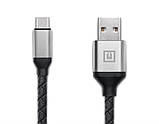 Кабель REAL-EL Premium Leather USB - USB Type-C (M/M), 1 м, Black (EL123500049), фото 5