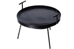 Сковорідка з диска борони для багаття 40 см Сковорода металева Сімейна R_9470