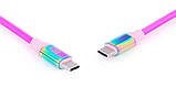 Кабель REAL-EL Premium USB Type-C - USB Type-C (M/M), 1 м, Rainbow (EL123500053), фото 2