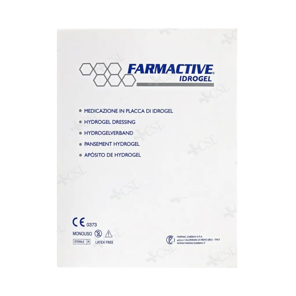 Farmactive Idrogel 15х15см - Стерильна не адгезивна гідрогелева пов'язка