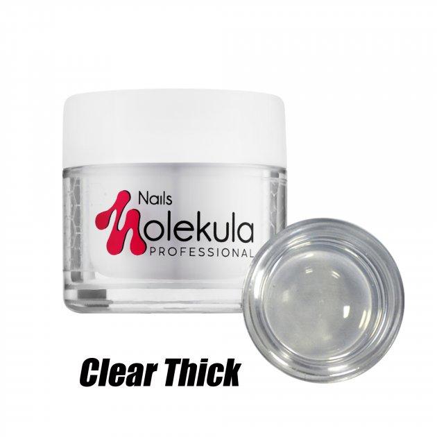 Гель для нарощування нігтів камуфлювальний Nails Molekula Gel, 15 мл No02 Clear Thick