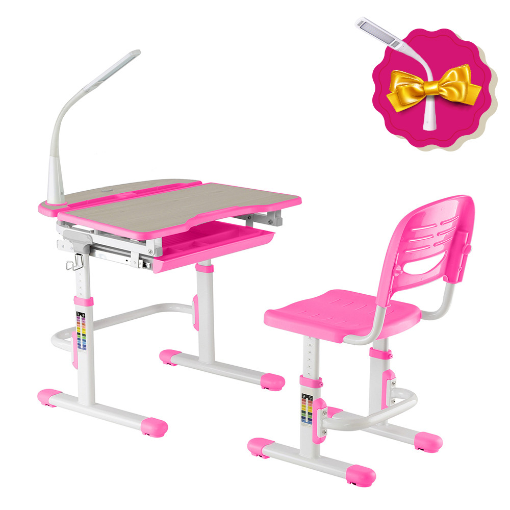 Дитяча парта зі стільчиком FunDesk Sorriso Pink