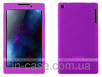 Силіконовий чохол для Lenovo Tab 2 A7-20 Purple + захисна плівка