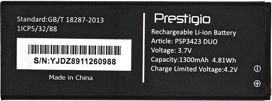 Акумулятор PSP3423 DUO Prestigio 3423 Wize R3 PSP3423, PAP3423 DUO - фото 1 - id-p1605290889