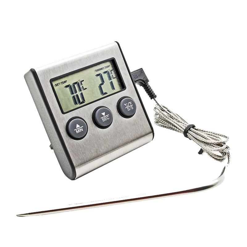 Електронний термометр для м'яса зі щупом і таймером (RSLN-25023)