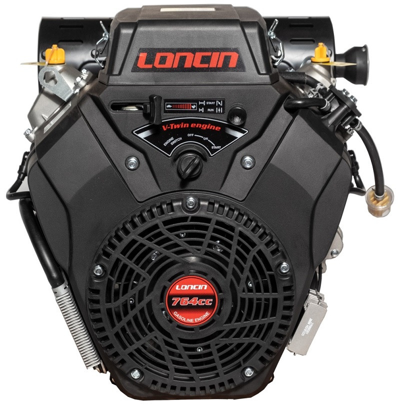 Двигун бензиновий Loncin LC2V80FD (30 л.с., ел. стартер, шпонка 36 мм, євро 5), фото 1