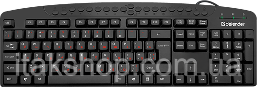 Клавіатура провідна Defender Atlas HB-450 (чорна), фото 2