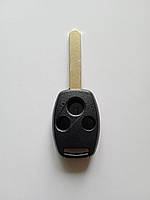 Корпус автоключа для Honda Acord Civic CRV Pilot Insight Fit Stream Galakeys 3 кнопки (20-02)