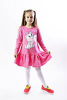 Плаття для дівчаток, рожеве, жовте, сірий меланж Юрма одяг