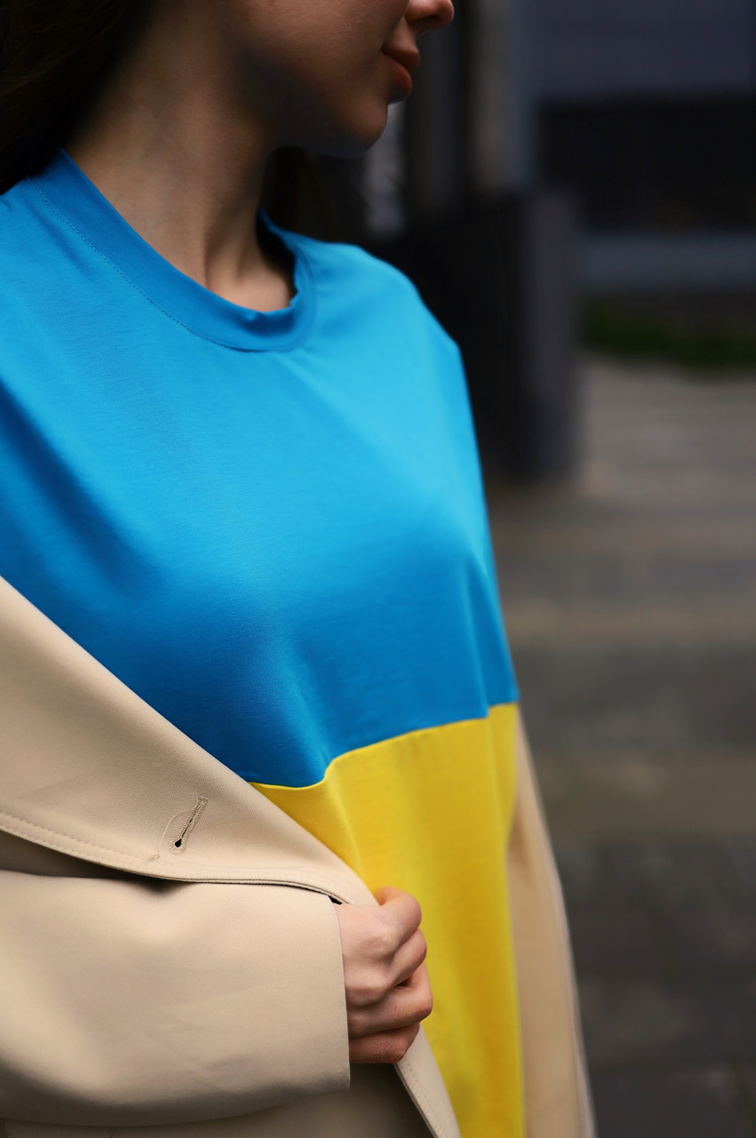 Футболка патріотична "Жовто-блакитна