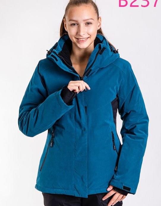 Куртка лыжная женская Just Play синий (B2376-blue) - XXL, цена 1 881 грн