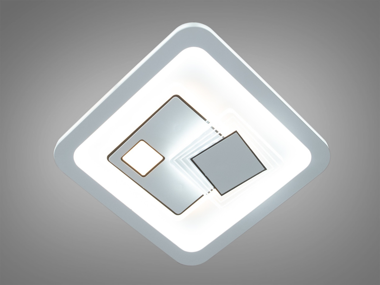 Люстра стельова світлодіодна LED 19х19 см Diasha 2254WH, фото 1